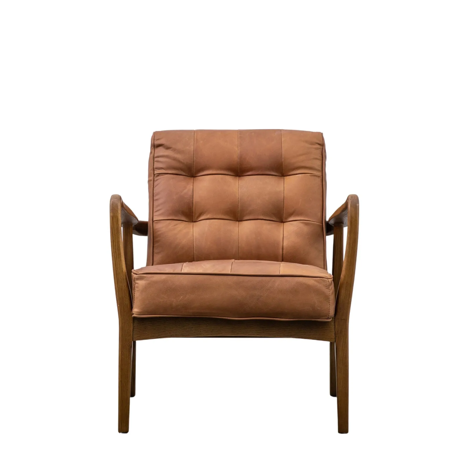 RONSON Brown Leather Armchair