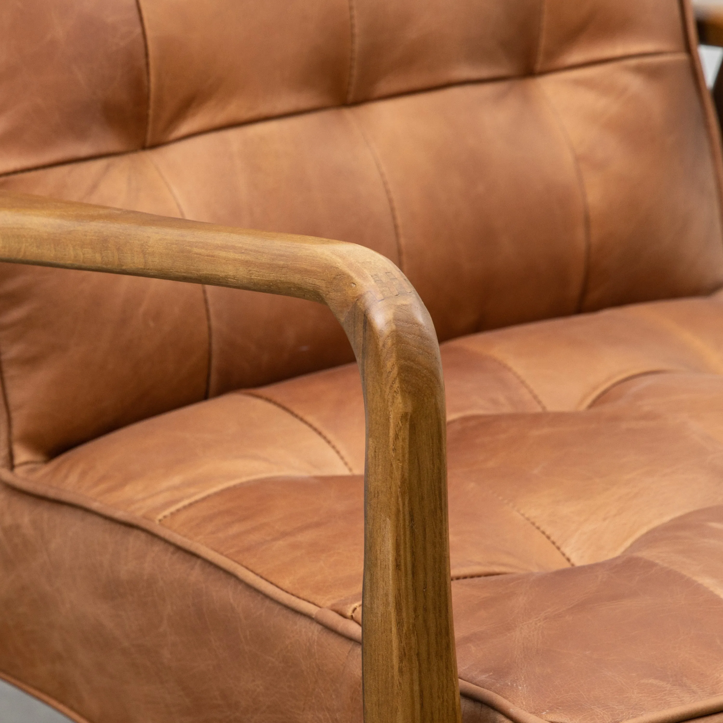 RONSON Brown Leather Armchair