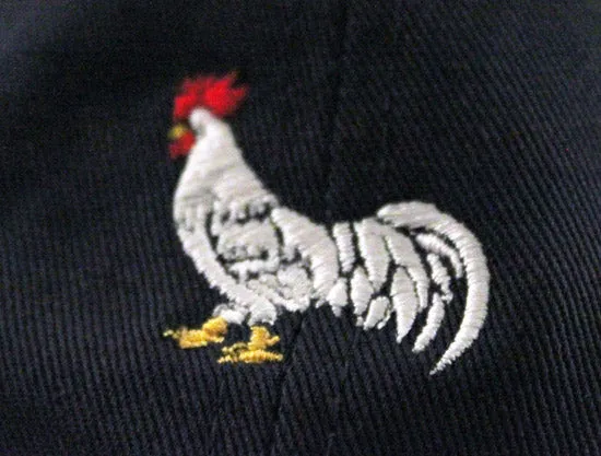 ROOSTER Unconstructed Baseball Adjustable Dad Hat (Navy)