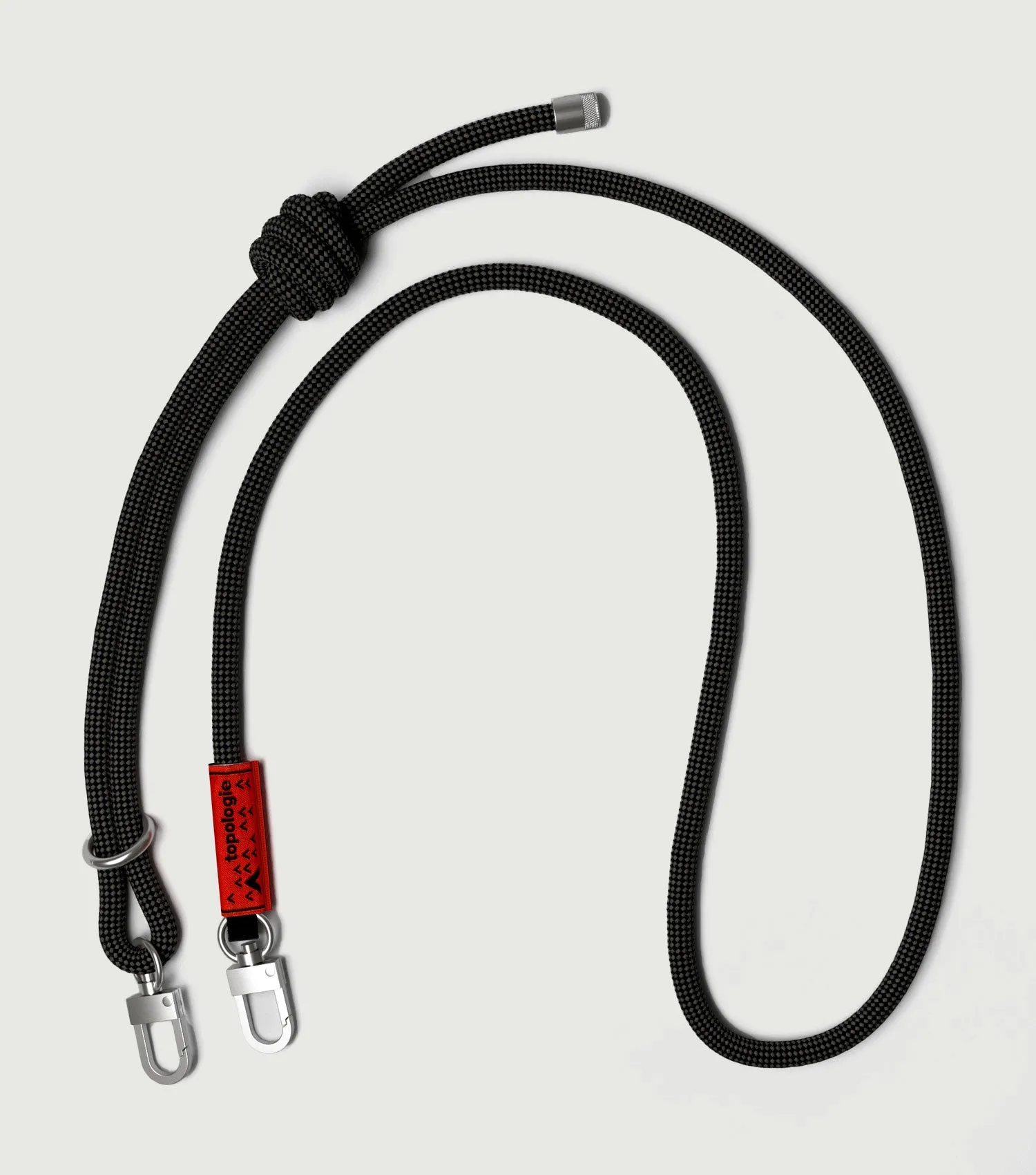 Rope Strap 8.00mm Black Solid