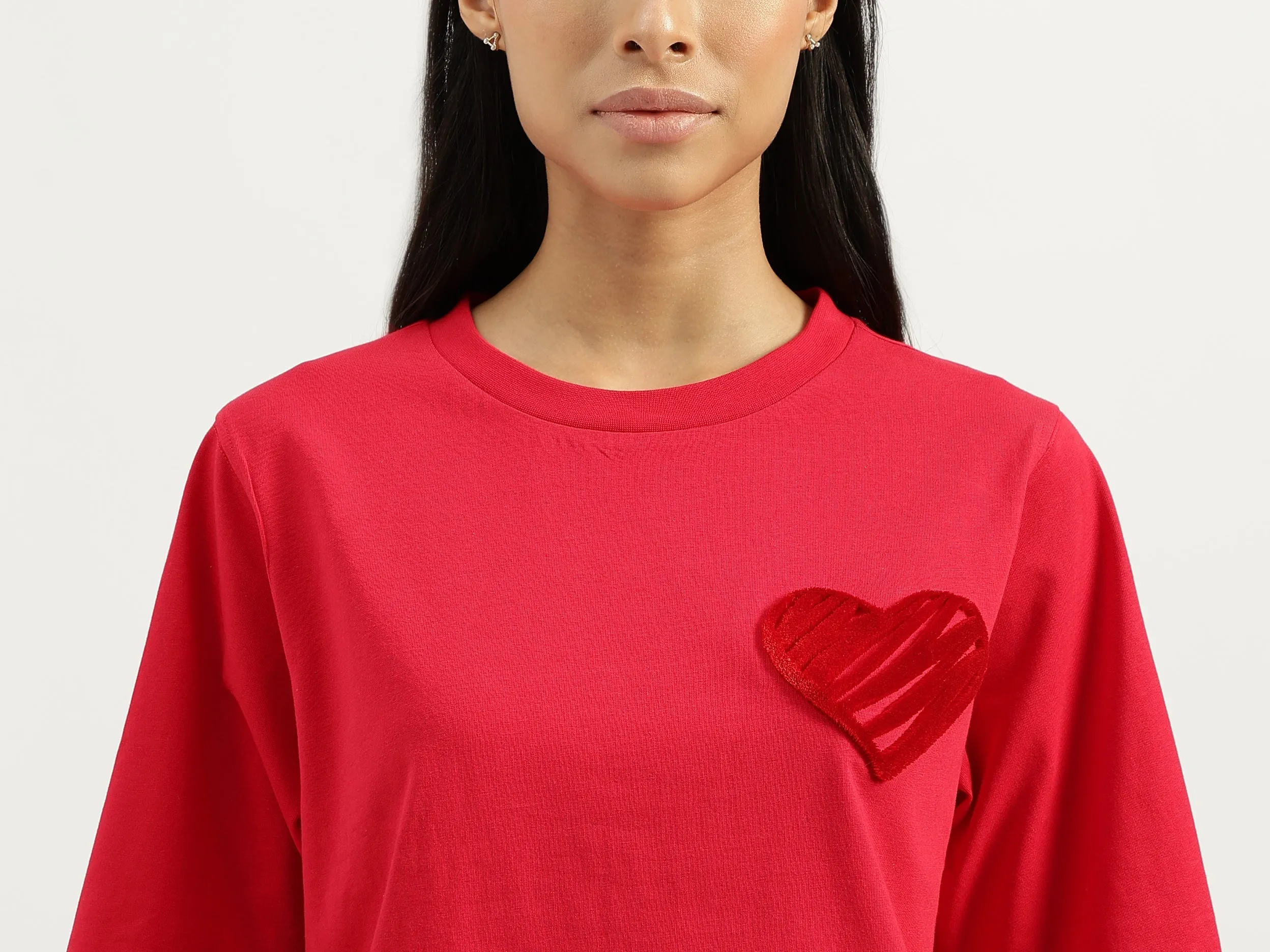 Round Neck Solid Tshirt