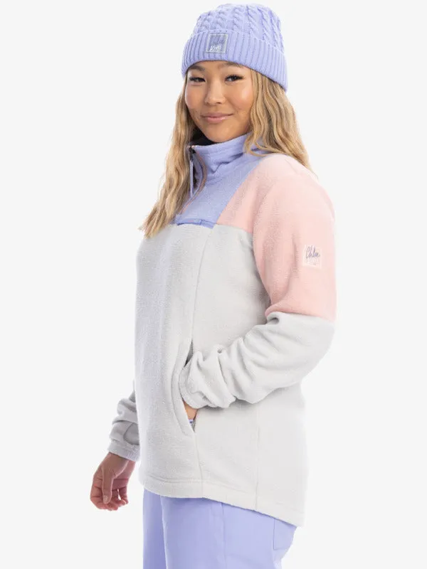 Roxy Womens Chloe Kim Half-Zip Fleece