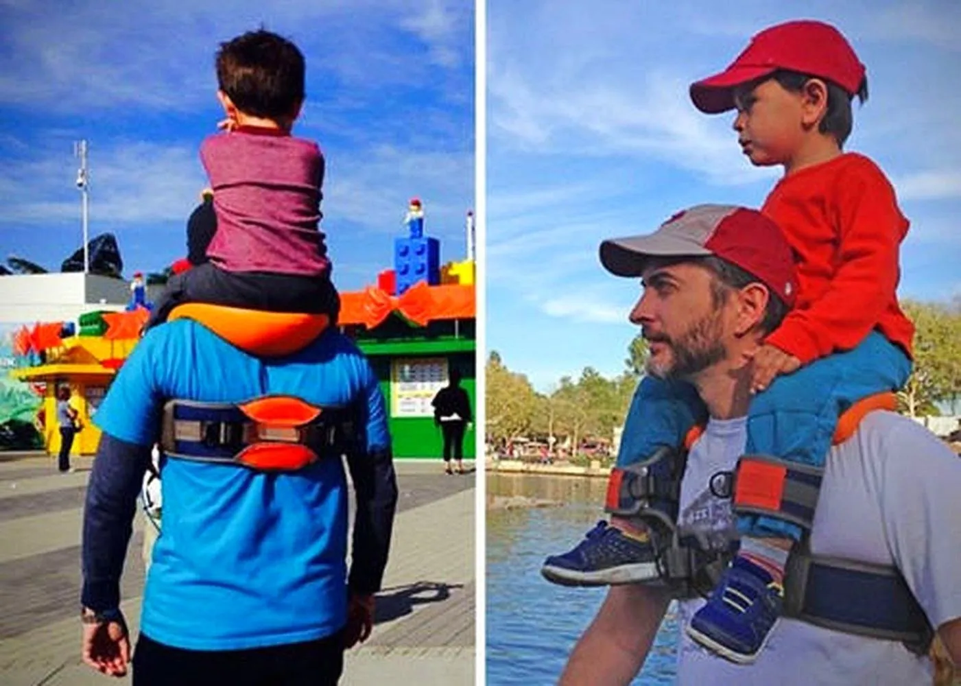 Saddlebaby Shoulder Carrier With Ankle Straps