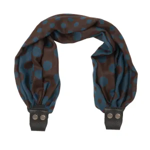 Scarf Edition - Brown Polka Dot