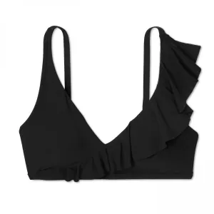 Sea Angel Women's One Shoulder Ruffle Bikini Top