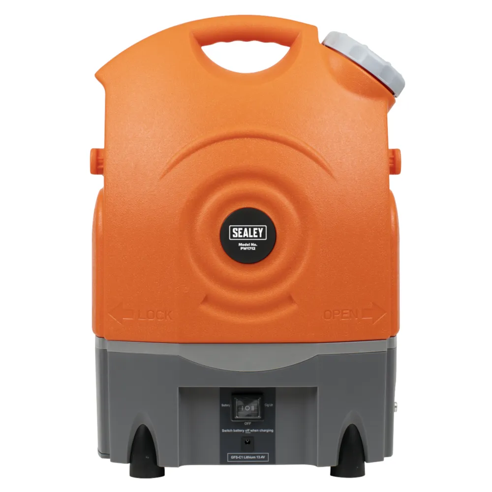 Sealey 8.5bar Rechargeable Pressure Washer 17L 12V - A