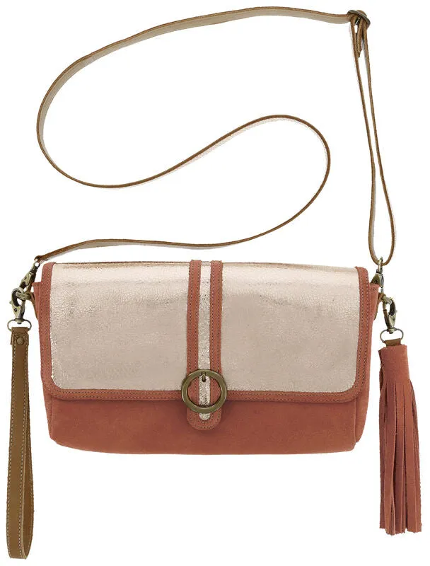 Seight Clutch Handbag in Copper