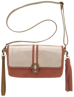 Seight Clutch Handbag in Copper