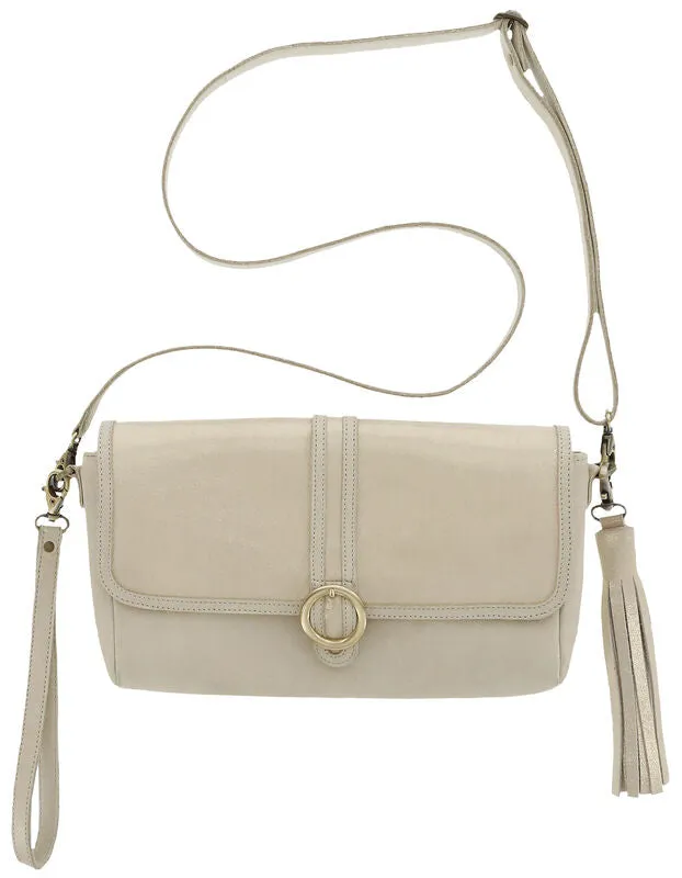 Seight Clutch Handbag in Soft Gold