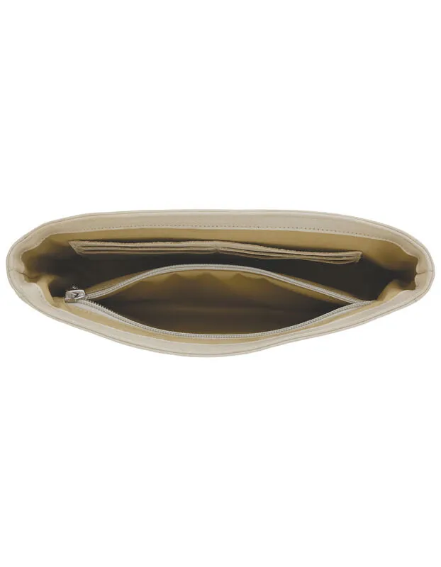 Seight Clutch Handbag in Soft Gold
