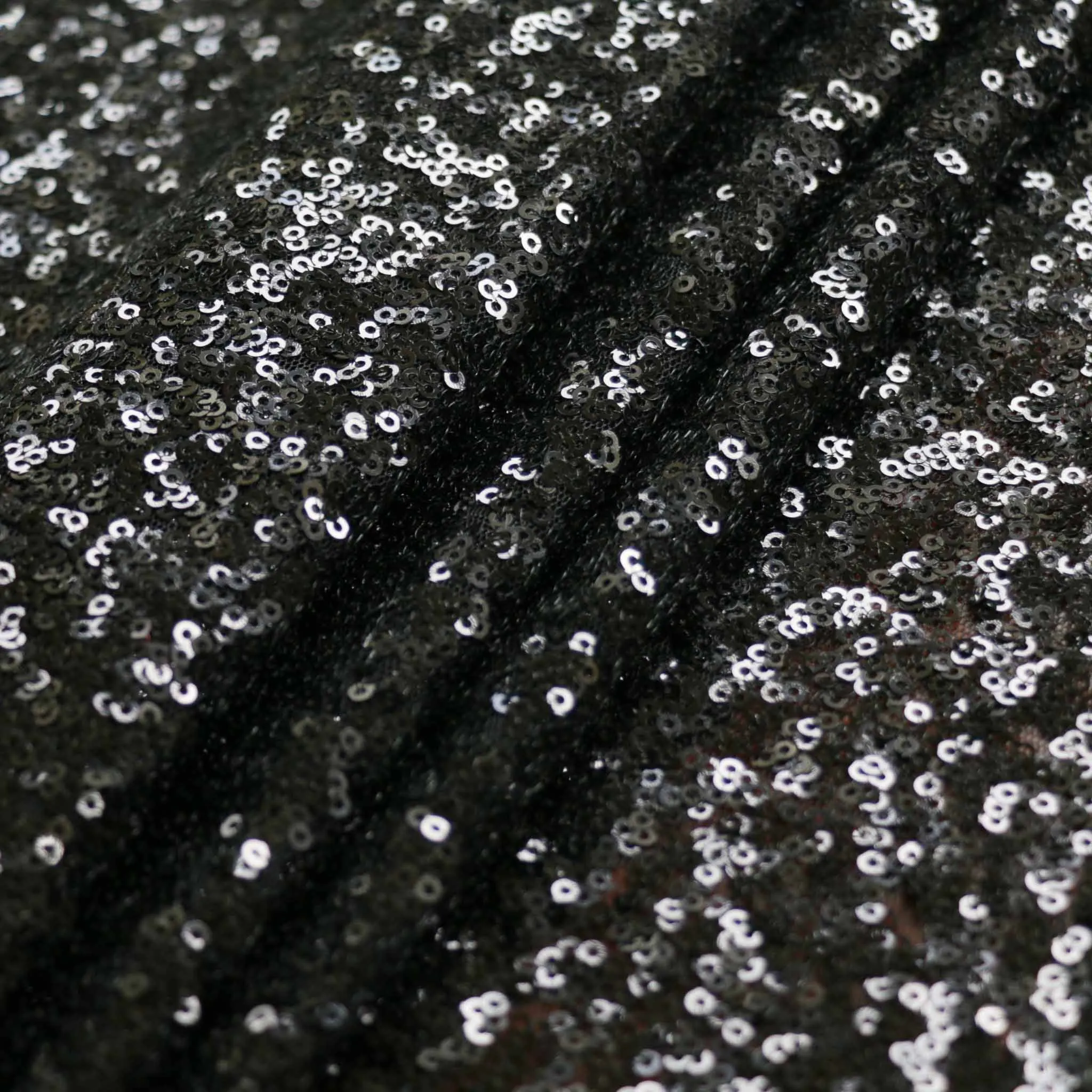 Sequin Fabric - Black