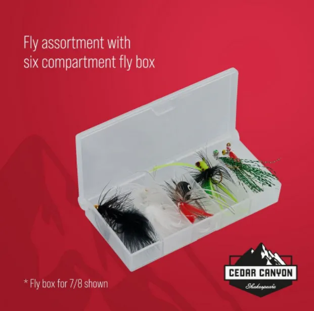 Shakespeare Cedar Canyon Stream Fly Kit