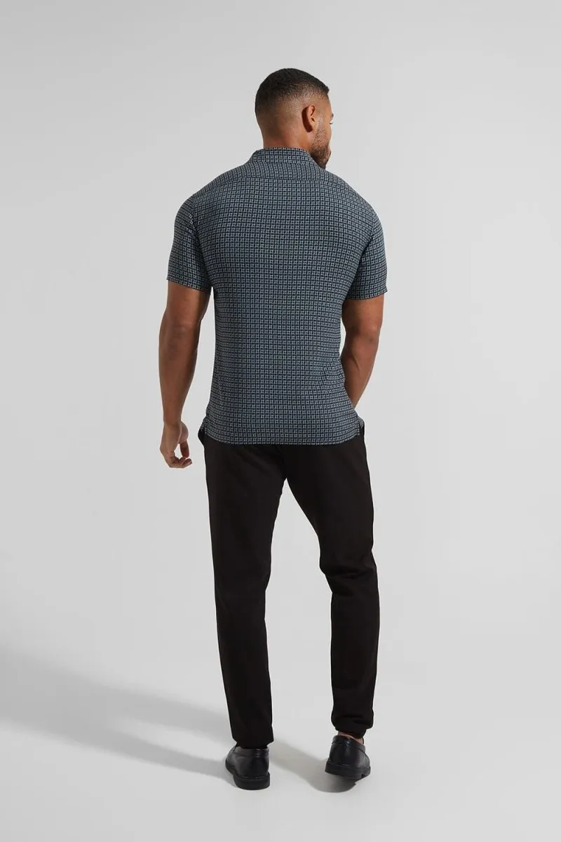 Shape Shift Printed Short Sleeve Shirt
