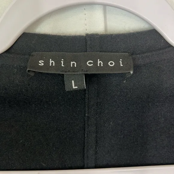 SHIN CHOI Black Open Front Sweater Jacket