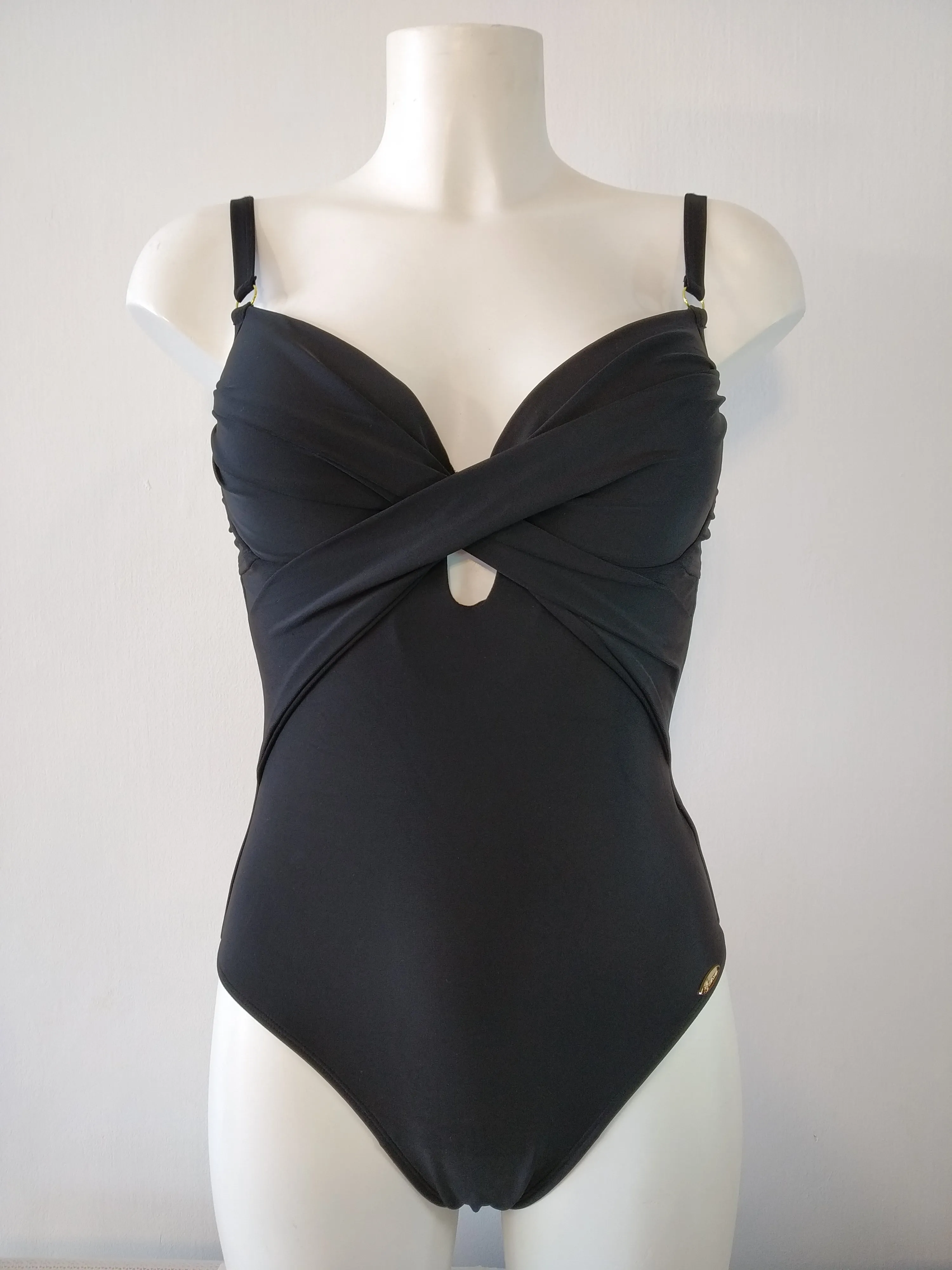 Shiny Emily, fully padded bra One-piece swimsuit