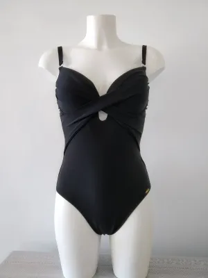 Shiny Emily, fully padded bra One-piece swimsuit
