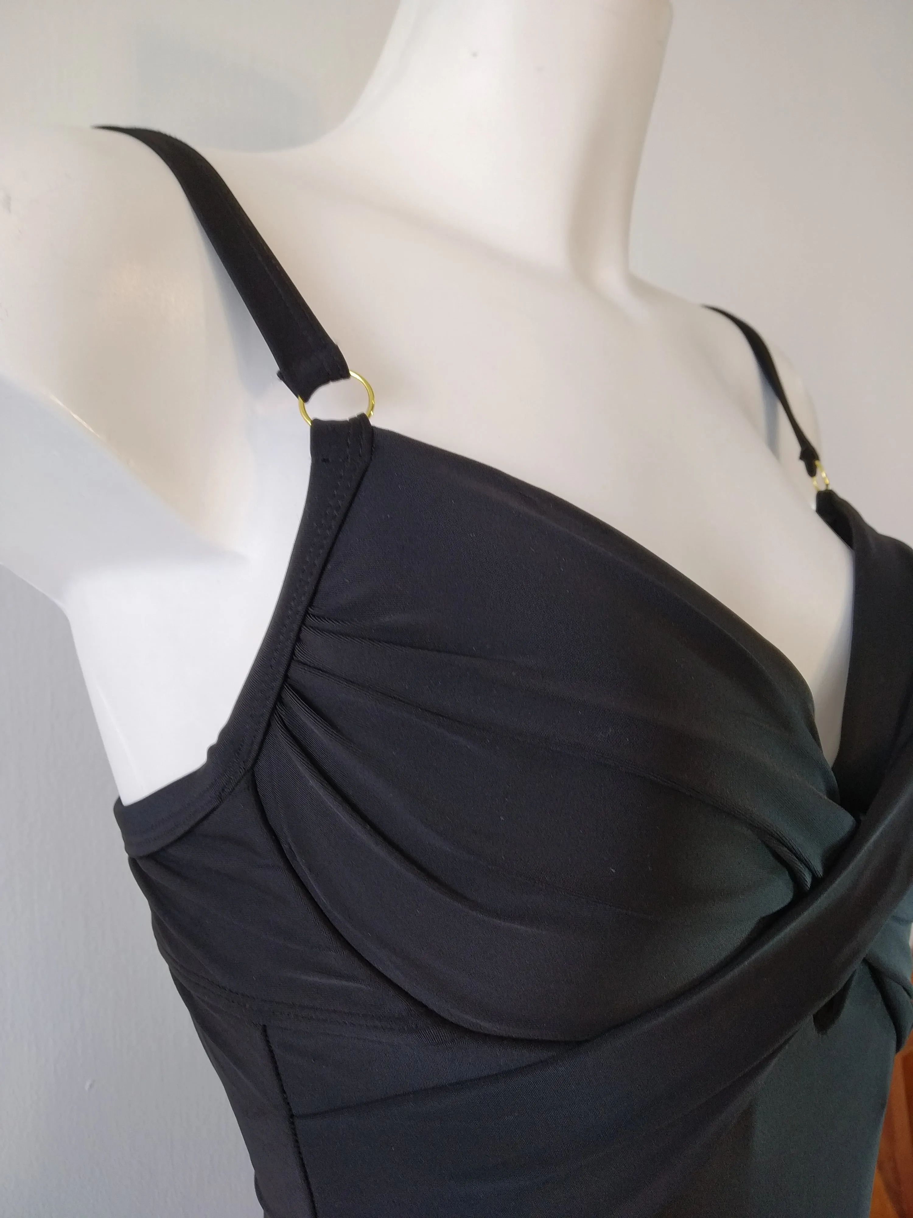 Shiny Emily, fully padded bra One-piece swimsuit