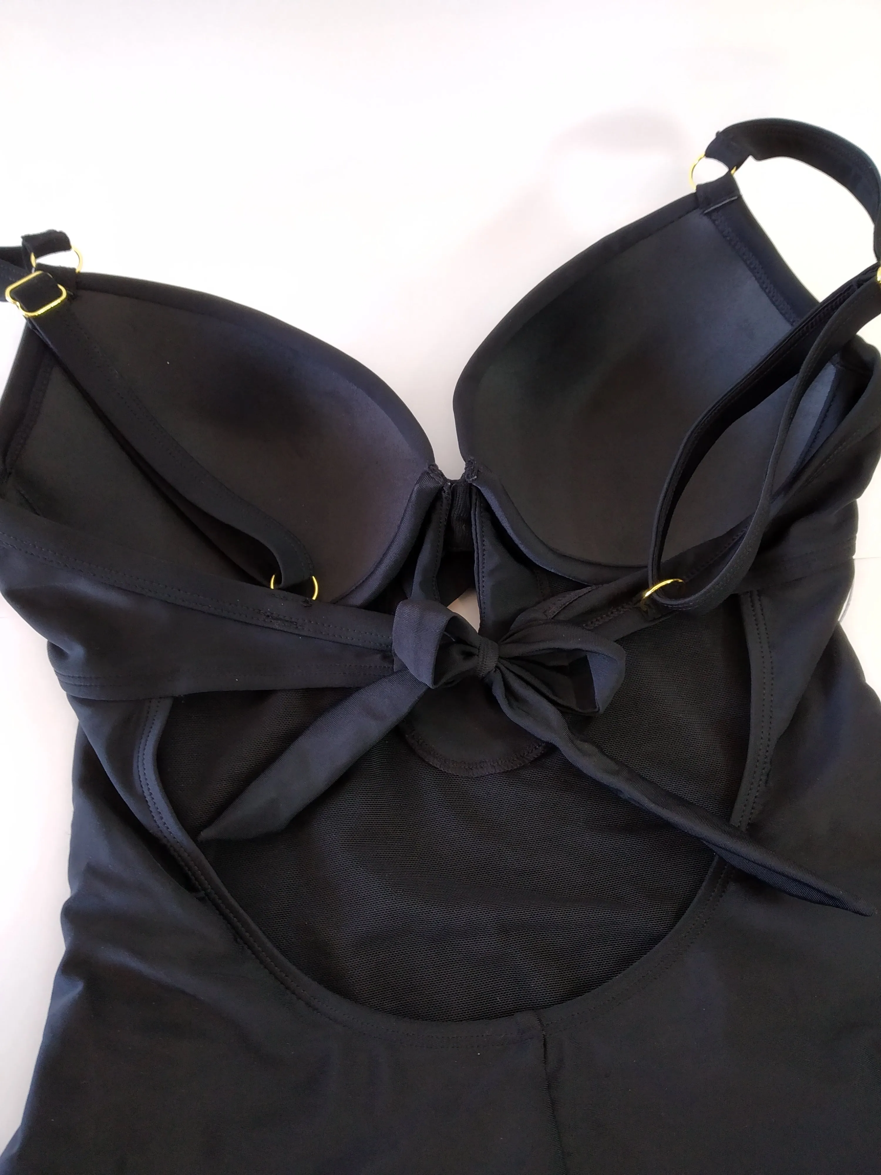Shiny Emily, fully padded bra One-piece swimsuit