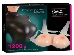 Silicone Breasts with Straps 1200g