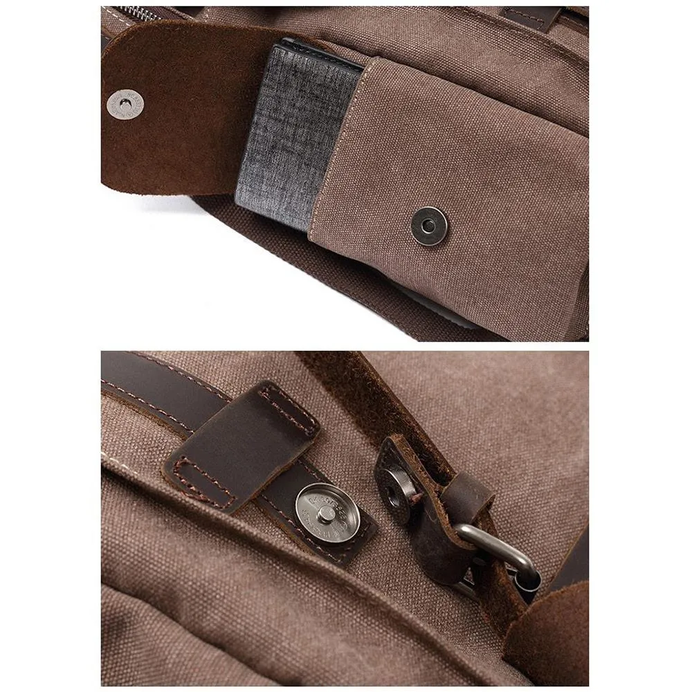 Small Canvas Backpack | Prague