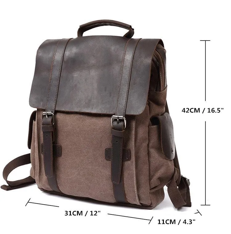 Small Canvas Backpack | Prague