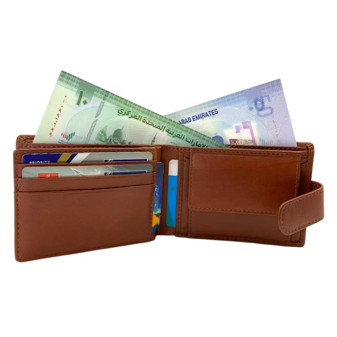 Smooth Top Grain Billfold Wallet # 1074 CP LOOP