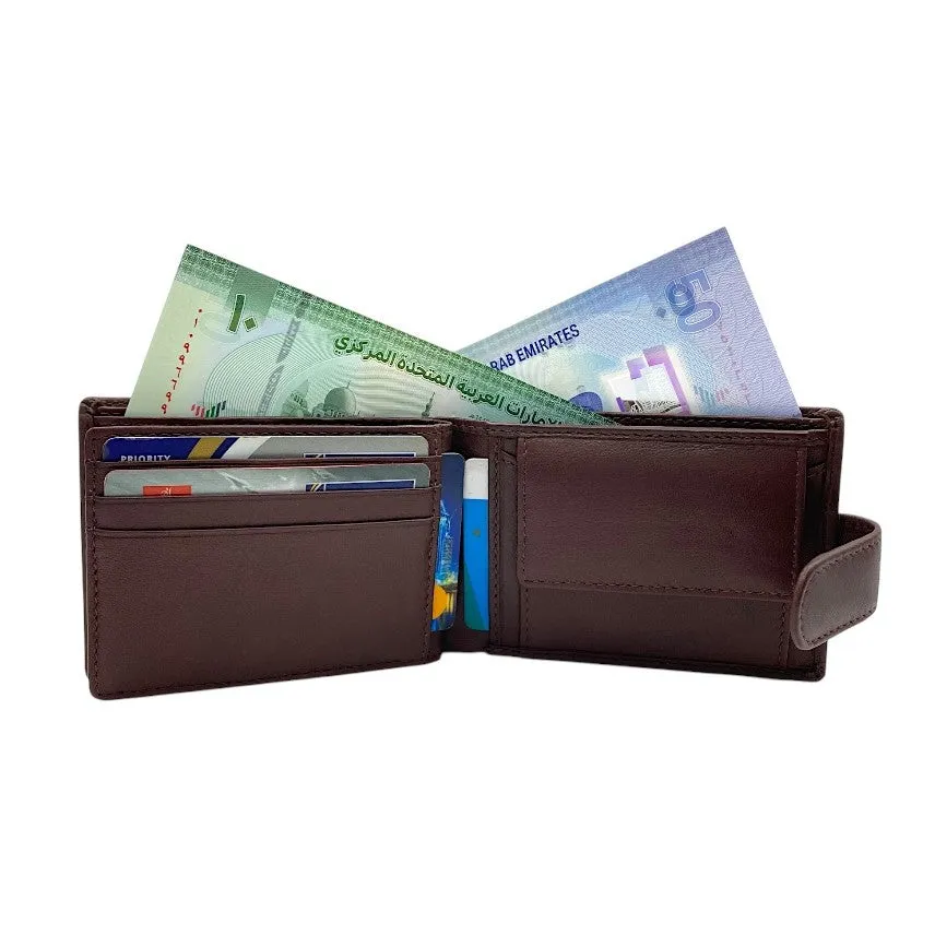 Smooth Top Grain Billfold Wallet # 1074 CP LOOP
