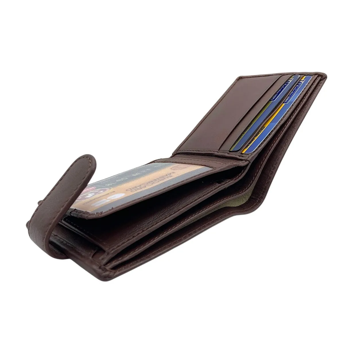 Smooth Top Grain Billfold Wallet # 1074 CP LOOP