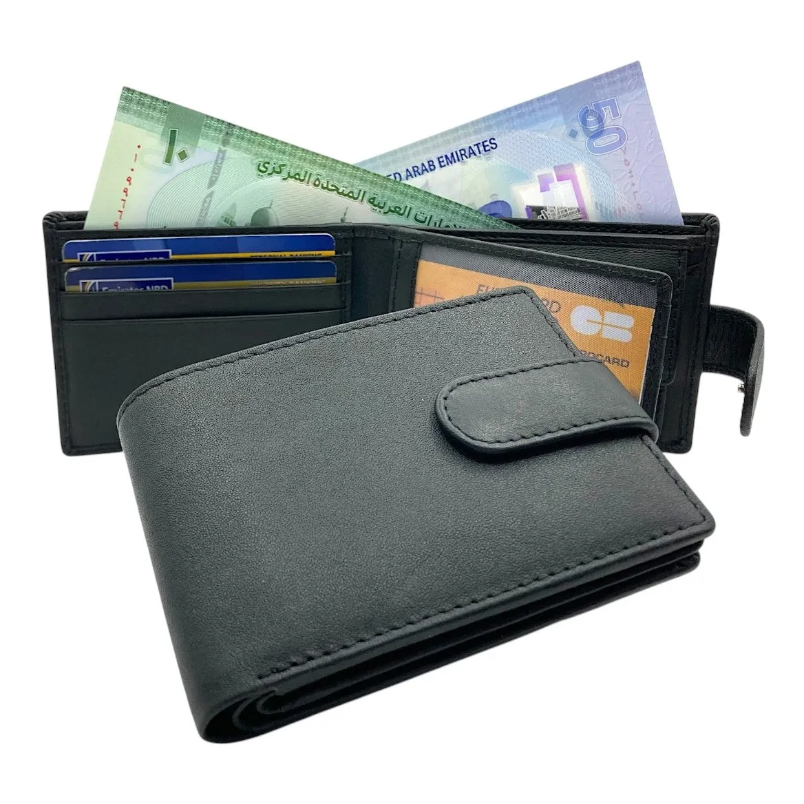 Smooth Top Grain Billfold Wallet # 1074 CP LOOP