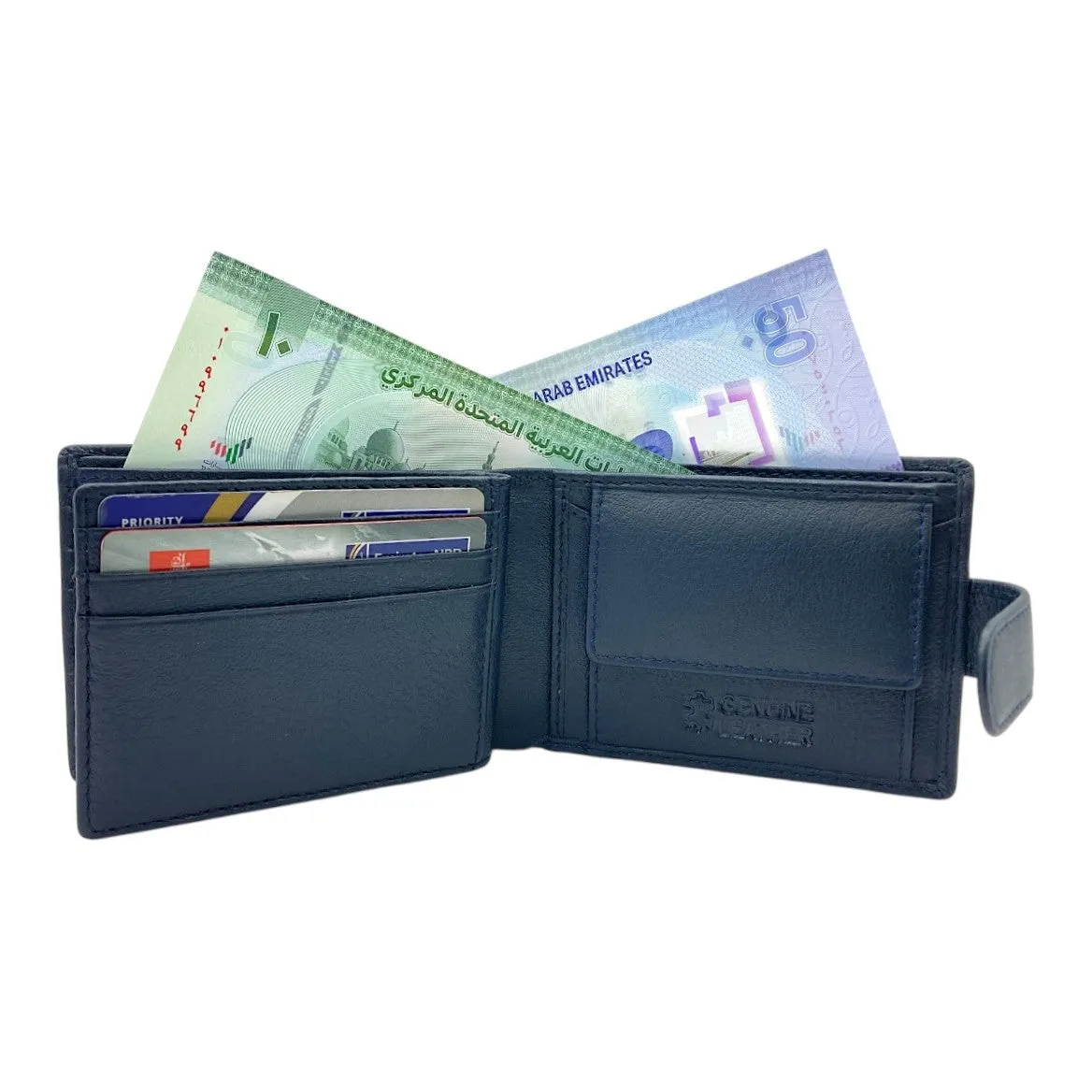 Smooth Top Grain Billfold Wallet # 1074 CP LOOP
