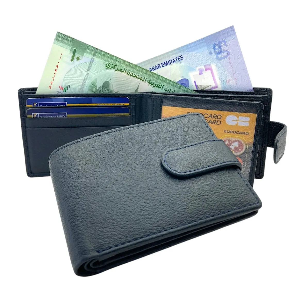 Smooth Top Grain Billfold Wallet # 1074 CP LOOP