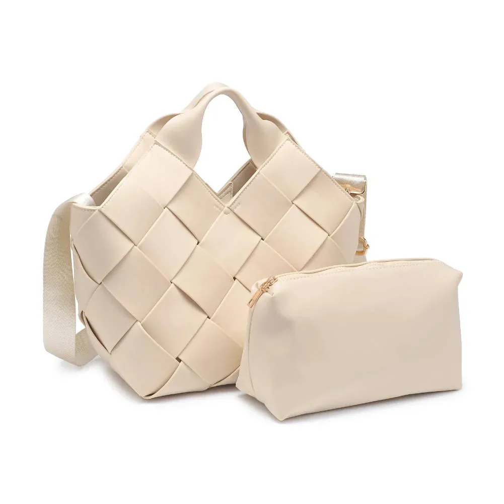 Sol & Selene, Resilience Woven Tote | Cream