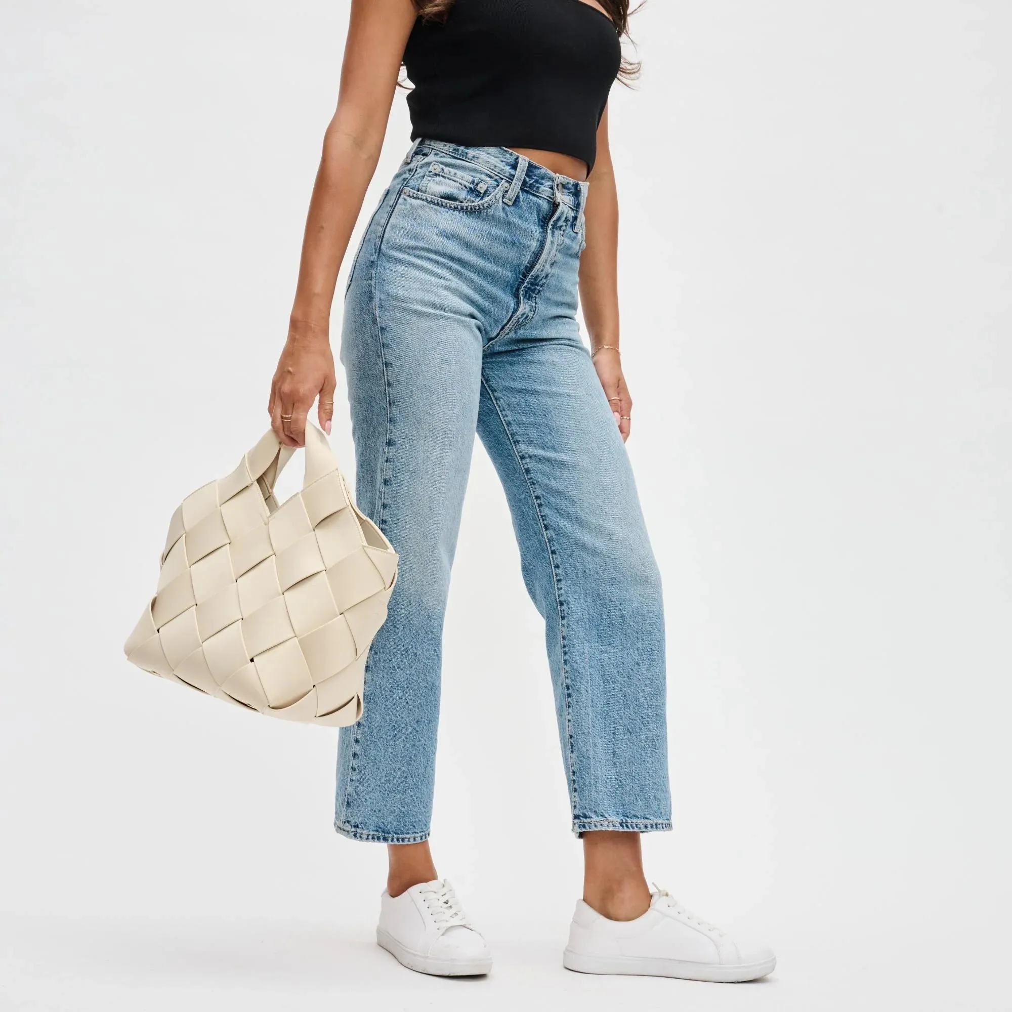 Sol & Selene, Resilience Woven Tote | Cream