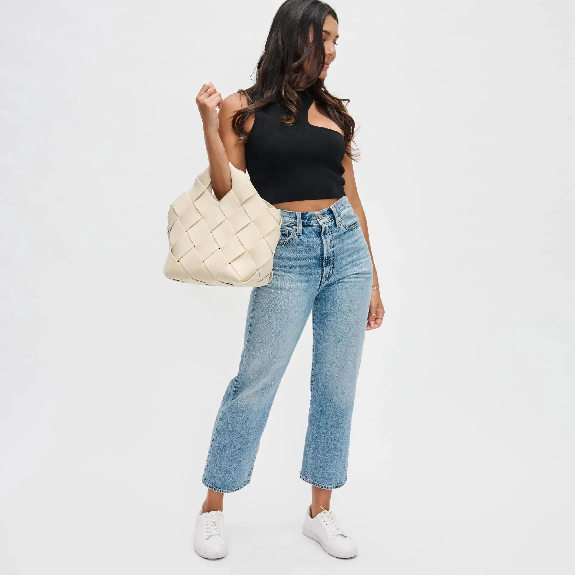 Sol & Selene, Resilience Woven Tote | Cream