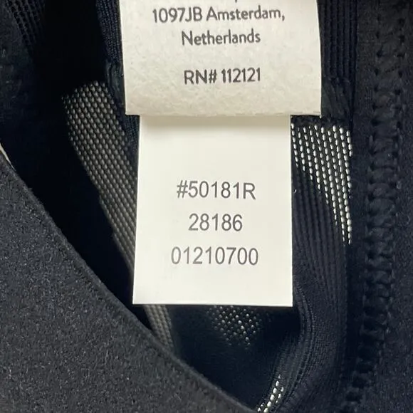 Spanx Medium Impact Core Sports Bra Black 50181R Size XS