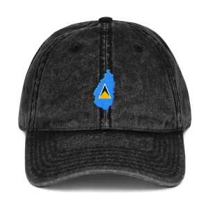 St. Lucia Vintage Cotton Twill Cap