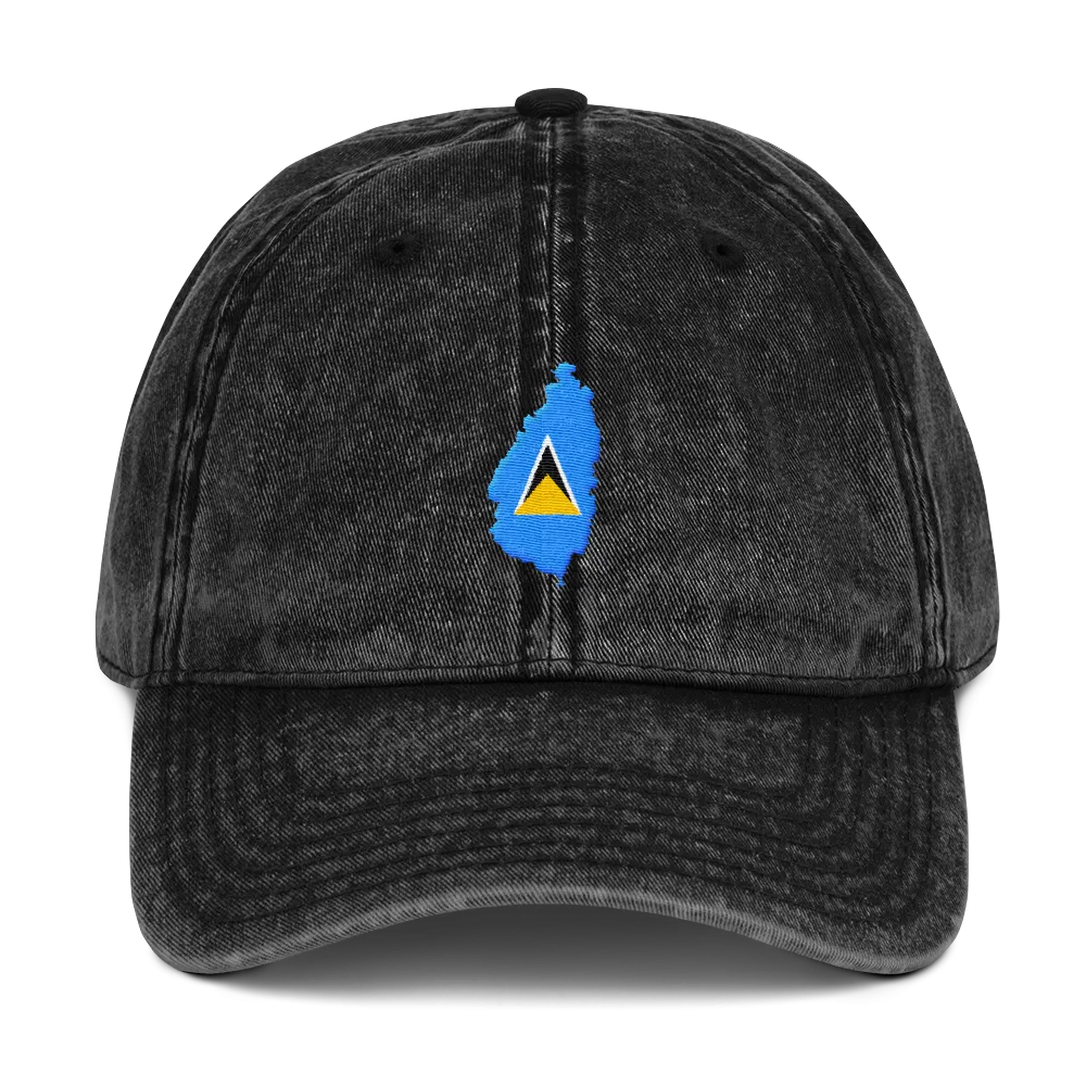 St. Lucia Vintage Cotton Twill Cap