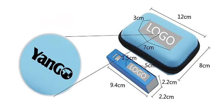 Stick-Shaped Portable Power Bank Set