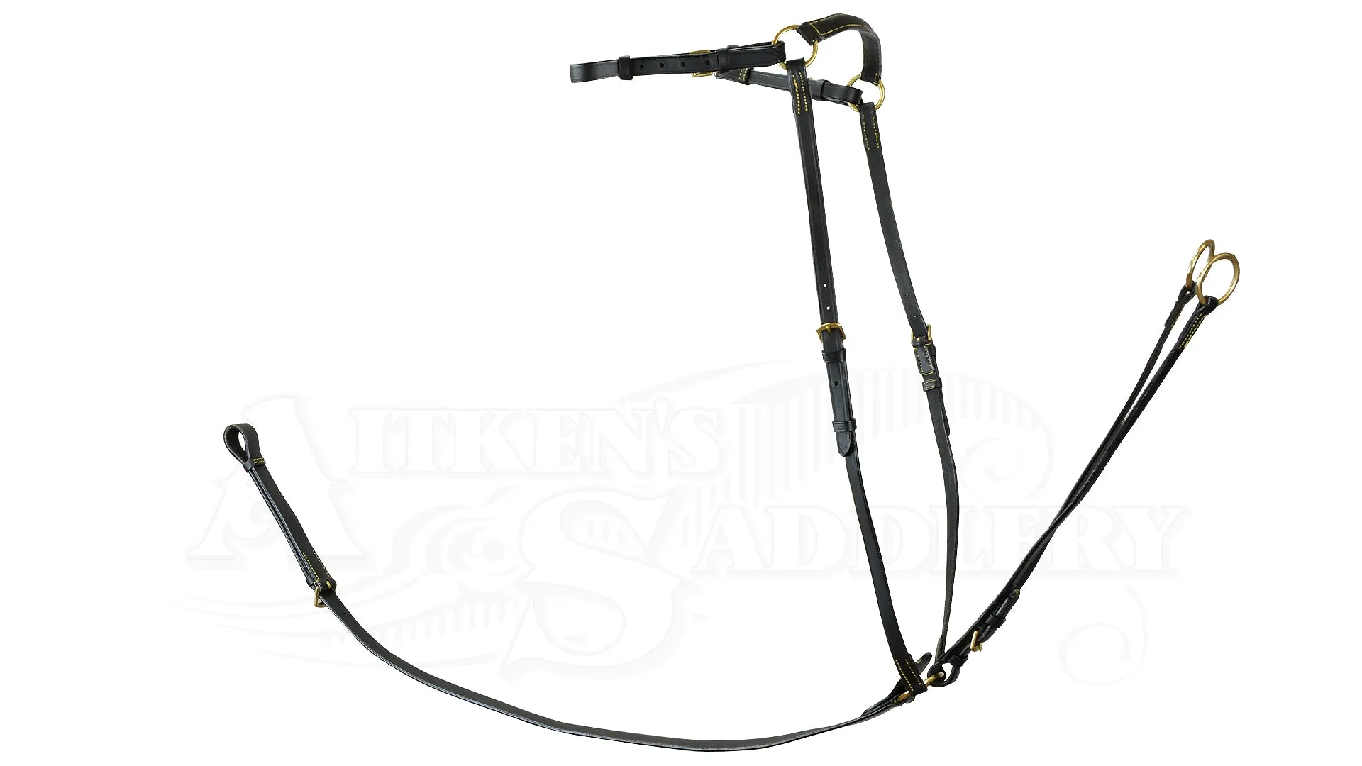 Stockmans Breastplate with Brass Fittings