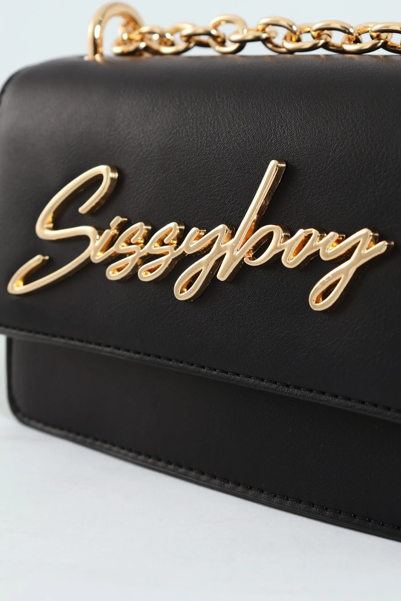 Structured Crossbody Bag - Black