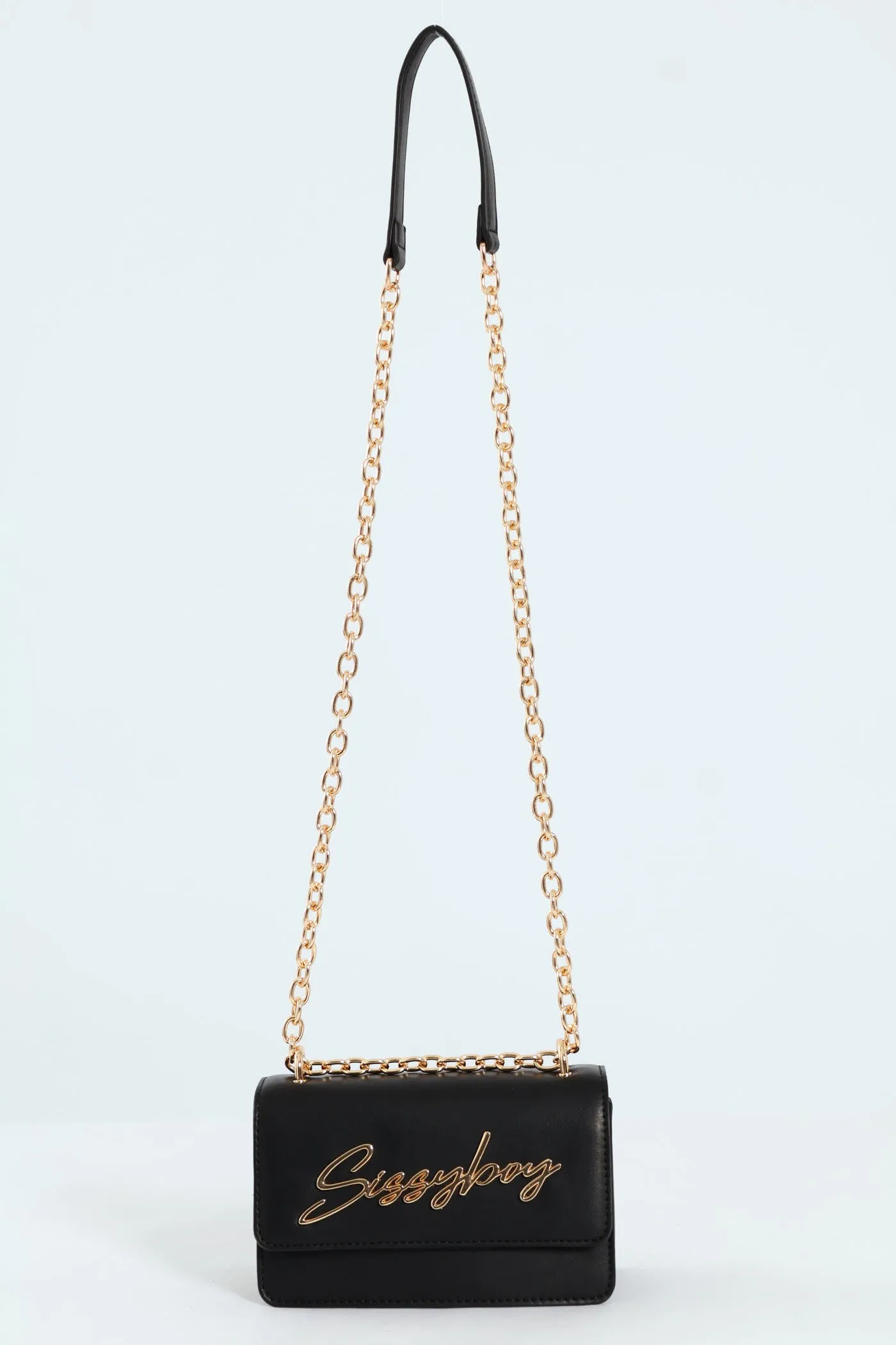 Structured Crossbody Bag - Black