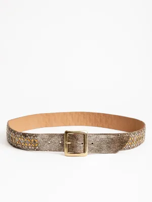 suella belt - rust gold
