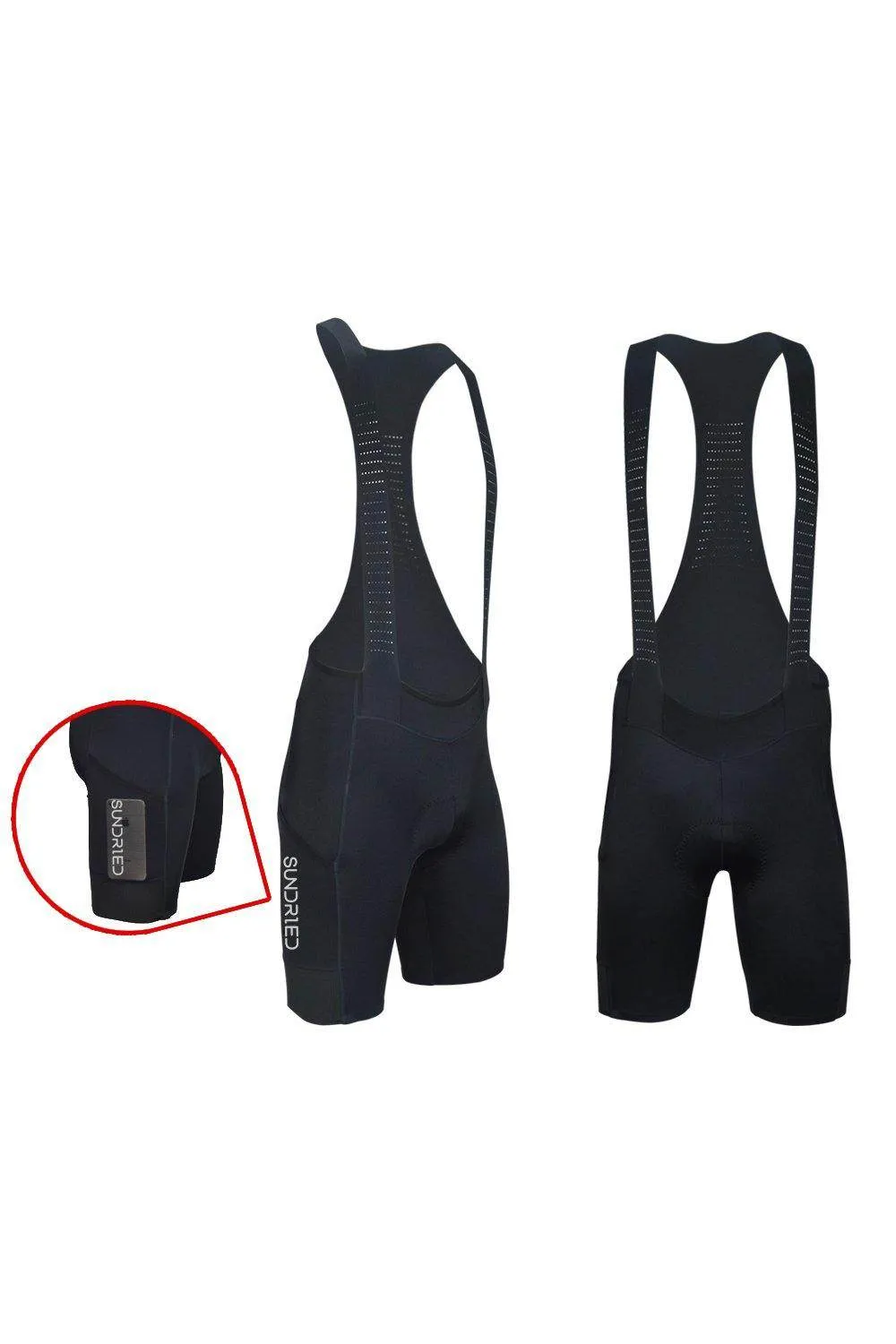 Sundried Stealth Bib Shorts With Side Pocket