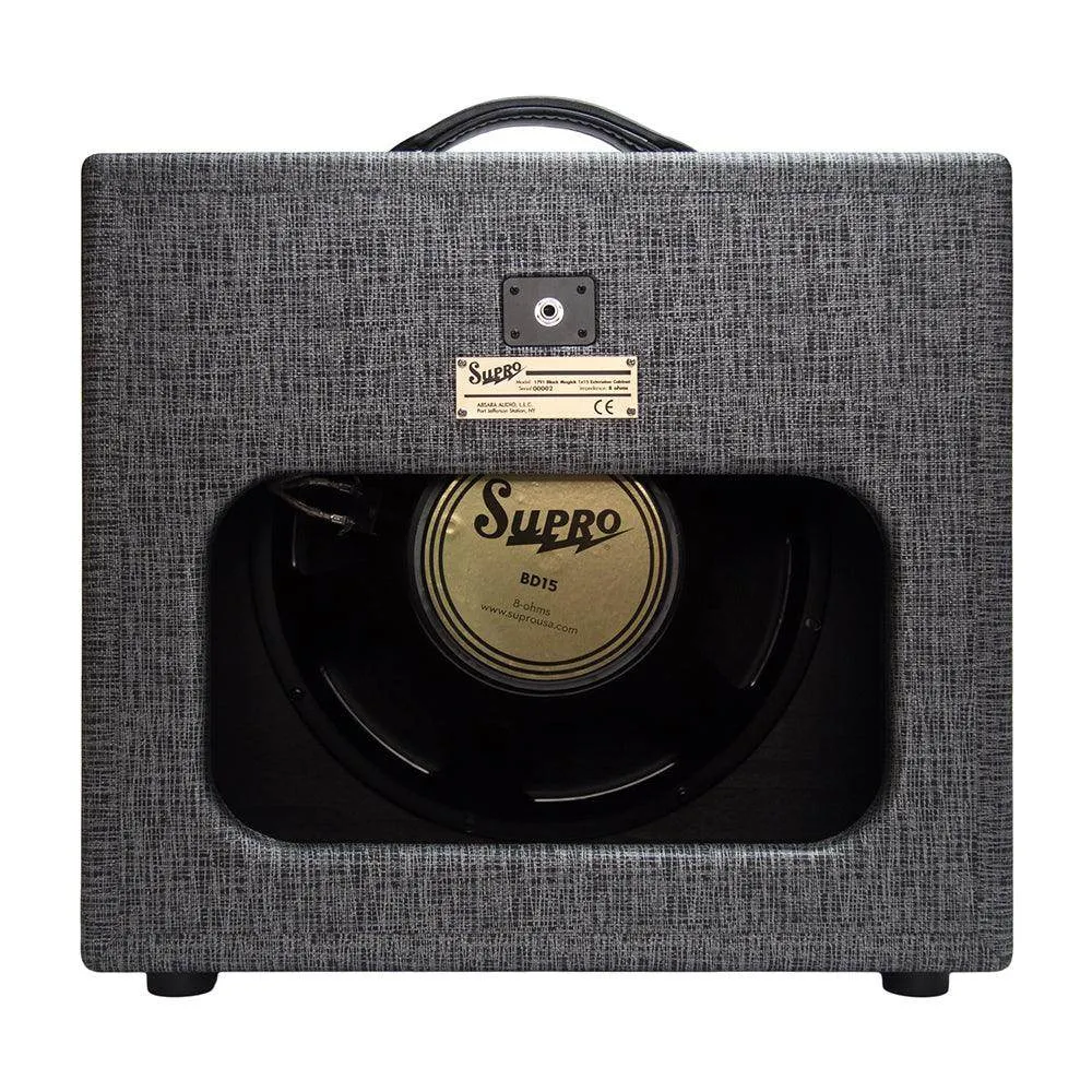 Supro Black Magick 1 x 15 Extension Cabinet