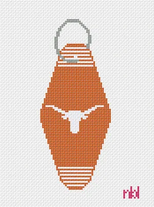 Texas Vintage Hotel Key Canvas