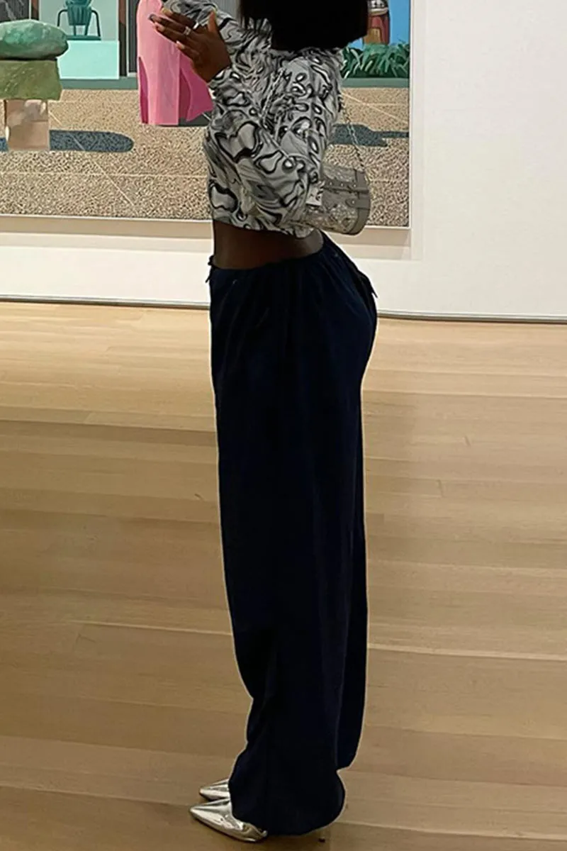 TF0454 Graphic Crop Top