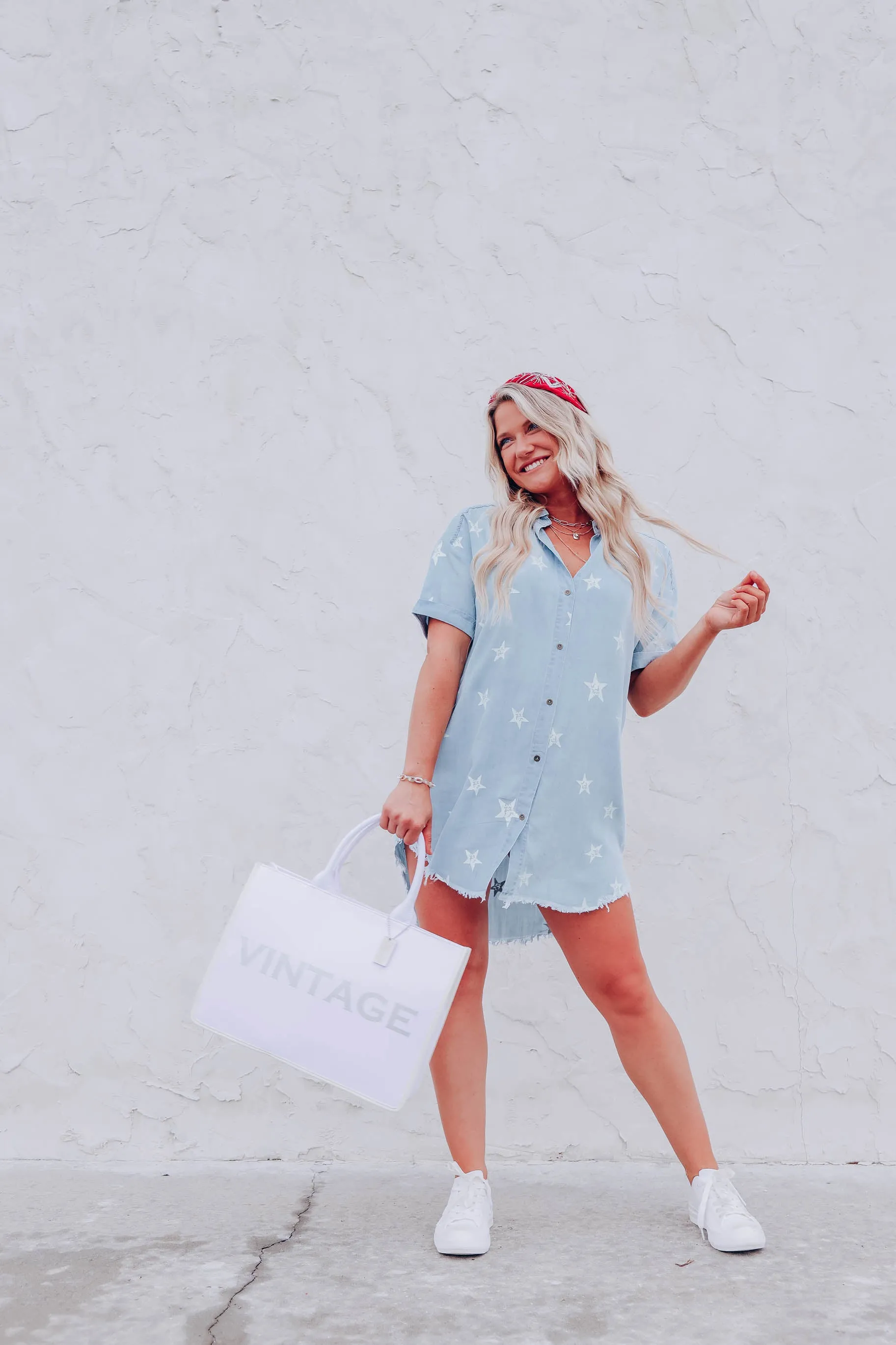 The Madison Tote By Vintage Havana - White