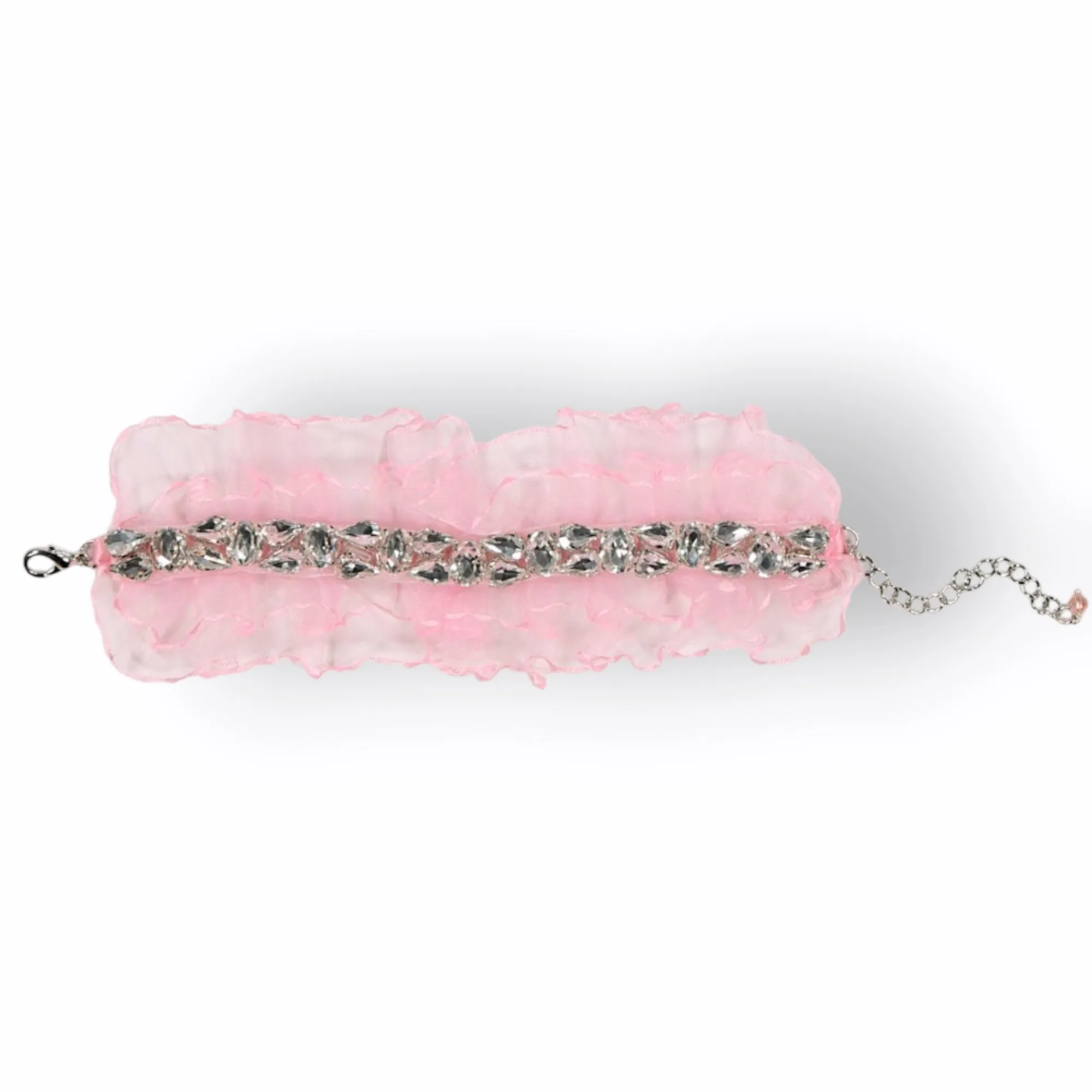 The Marvella Childrens Pink Designer Diamante Bracelet