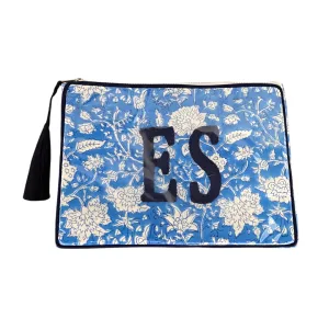 The OG India Bag - Shades of Blue - Monogrammed