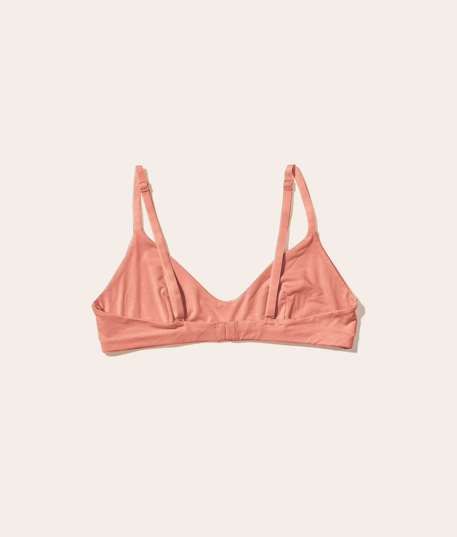 The Plunge Bralette - Rayon - Apricot